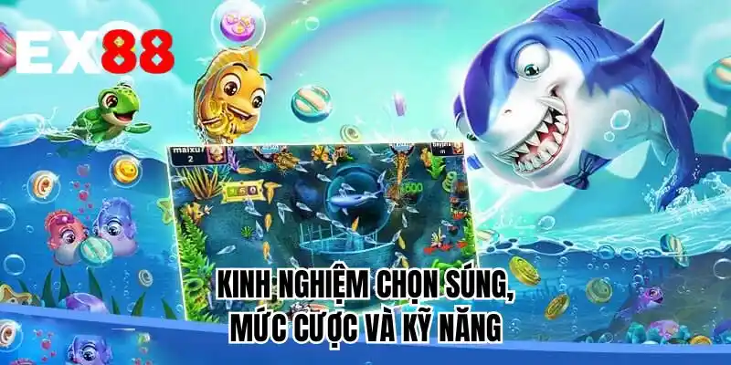 Kinh nghiệm chọn súng, mức cược và kỹ năng